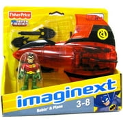 DC Super Friends Imaginext Robin & Plane Figure Set