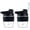 2 Pack-Black, variant on 12oz Glass Shaker Bottle for Protein, Small Borosilicate Glass Protein Powder Leak-Proof Cup Mixes with 304 Blending Ball(12oz,Pink)