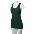 thumbnail image 5 of A2Y Women's Basic Solid Soft Cotton Scoop Neck Racer-Back Tank Top, 5 of 6