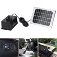 thumbnail image 3 of Water Cycle , Solar Rockery Fountain, Intelligent Brushless  Solar Direct Drive  220L / H For Fish Pond, 3 of 8