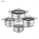 thumbnail image 2 of Batería de cocina de Acero Inoxidable Kochstelle de 8 piezas, 2 of 11