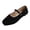 Black, variant on Women's Square Toe Mary Jane Flats Faux Adjustable Buckle Strap Lightweight Versatile Comfortable Slip On Casual Everyday Walking Shoes(36)