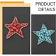 thumbnail image 5 of 10 estilos de parches termoadhesivos con forma de estrella y apliques de pedrería en fieltro con cuentas de pedrería., 5 of 6