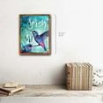 thumbnail image 2 of Framed Spring is in the Air, Hummingbirds 9"x12" Metal Sign, Wall Decor for Home and Office, Hand-Crafted from reclaimed materials, 2 of 3