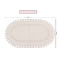 thumbnail image 4 of Home Weavers Hampton Crochet Bath Mat 100% Cotton Bathroom Rugs Set, Washable Rug, Extra Soft and Absorbent bath Rug, Kitchen Mat, Bath Mat Set, Bath Floor Mat Reversible, 24"x40" Rectangle, Ivory, 4 of 5