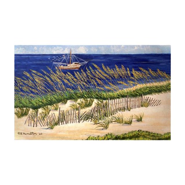 30 x 50 in. Shrimp Boat & Oates Door Mat