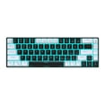 thumbnail image 1 of Teclado mecánico para juegos con cable, 19 modos de iluminación, 65% compacto de 68 teclas, teclado de computadora con interruptor azul para, 1 of 5