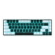thumbnail image 1 of Teclado mecánico Teclado para juegos Diseño ergonómico con cable Retroiluminación azul Teclado de computadora de 68 teclas Interruptor azul para PC, 1 of 5