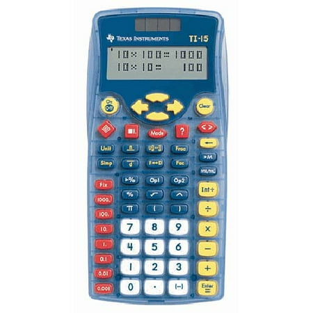 Texas Instruments TI-15 Explorer Elementary Calculator