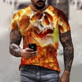 thumbnail image 1 of Camisetas De Verano Calavera Para Hombres/Mujeres Impresión 3d Personalidad Ropa Deportiva Harajuku Casual Tops Hombre De Gran Tamaño Top Tees Depangjing, 1 of 4