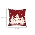 thumbnail image 3 of Chmadoxn Christmas Pillow Covers, 18x18 Inch Christmas Tree Decorative Throw Pillows Winter Christmas Decor for Home Couch, Merry Christmas Holiday Pillowcases, Xmas Trees Deer Decorative, 3 of 6