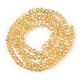 thumbnail image 2 of Electroplate Glass Beads Strands Pearl Luster Plated Faceted Rondelle Moccasin 2.3~2.7x2mm Hole: 0.4mm about 150~155pcs/strand 32~33cm, 2 of 3