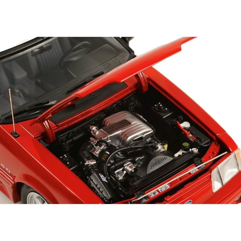 Diecast Axel Foley's 1991 Ford Mustang GT Convertible Red Diecast Axel Foley's 1991 Ford Mustang GT Convertible Red