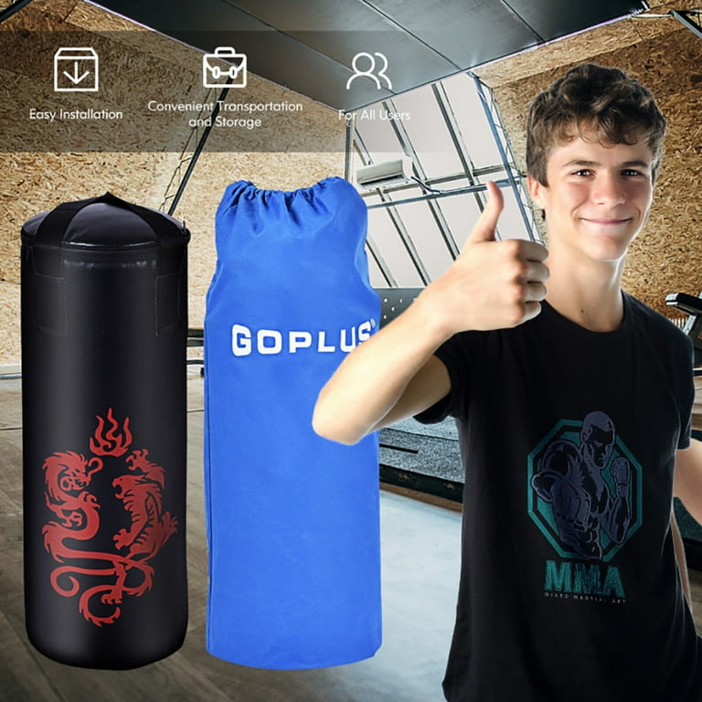 Topcobe 5 Pieces 40Lbs Filled Punching Boxing Set with Jump