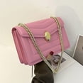 thumbnail image 3 of Bolsos de mano verdes de moda, pequeños bolsos cruzados para mujer, nuevos bolsos de marca de lujo europeos de 2024, bolsos de hombro con cadena para mujer, 3 of 4