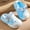 Blue, variant on Slippers Clogs For Boys Girls Eva Beach Closed Toe Tie Dye Lightweight Adjustable Ankle Strap Blue Children Toddler Water Shoes Size 3.5-4 Years