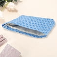 thumbnail image 2 of 1 Pc Bolsa de Maquillaje de Viaje para Mujeres con Bordado para Actividades al Aire Libre Viaje de Negocios Lona Azul, 2 of 3