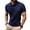 Navy, variant on WIZUTIZ Men's Henley Shirt Quick Dry Short Sleeve Lapel Golf Active Shirts Summer Slim Fit Breathable Work Formal Tee Top
