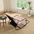 thumbnail image 3 of Jopath Outdoor Rocking Chair with Soft Thick Cushion,Comfy Cushion for Living Room Bedroom Reading Room Pink, 3 of 3