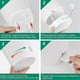 thumbnail image 4 of 5 Pack 5 Inch Self Watering Pots for Indoor Plants, Flower Pots Planter with Drainage Holes and Wick Rope White, 4 of 5