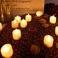 thumbnail image 1 of Kuymtek Velas de té sin llama de 6 uds. Velas de té parpadeantes que funcionan con pilas (B), 1 of 9