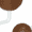 Walnut, variant on Multicolored Gumball Coat Rack