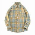 thumbnail image 2 of Aloohaidyvio George Men's Flannel Cotton Regular Fit Long Sleeve Casual Shirt (Regular and Big & Tall), 2 of 5