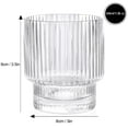 thumbnail image 2 of Ribbed Old Fashion Glass 340ml, Set of 4, 2 of 3