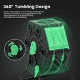 thumbnail image 4 of OSM 17 Gallon Compost Tumbler, Outdoor All-Season Fast Working Composter with Rotating Chamber & Sliding Door, BPA Free Material, Light Weight High Volume Tumbling Bin for Garden Patio, 4 of 7