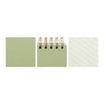 thumbnail image 4 of libreta Latka cubierta de tela/Formato vertical verde 14.8 x 21.5, 4 of 4