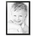 thumbnail image 2 of ArtToFrames 25" x 36" Black Engraved Edges Picture Frame, 25x36 inch Black Wood Poster Frame (WOM-4055), 2 of 8