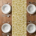 thumbnail image 4 of Table Runner 36 Inches Long for Kitchen Dining, Yelllow Floral Dresser Scarf Farmhouse, Dining Table Decorations for Wedding/Parties, Vintage Rustic Plants Flowers Spring 13 x 36 In, 4 of 8