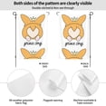 thumbnail image 4 of Sigee Prince Corgi Dog for Live Happy Decorative Small Garden Flag,Double Sided Yard Flags Holiday Garden Flags for All Seasons, 4 of 9