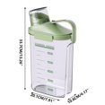 thumbnail image 1 of Rbaofujie Clear Storage Bins Sealed Jar New Kitchen Grain and Miscellaneous Grain Jar Insect Proof -Proof Sealed Jar Transparent Fresh-Keeping Box Miscellaneous Grain Coffee Storage, 1 of 3