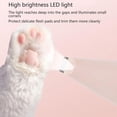 thumbnail image 3 of Rechargeable Cordless Dog Paw Trimmer with LED Light, Low Noise Electric Grooming Clippers for Pets - For Paws, Eyes, Ears, Face, Rump, 3 of 8