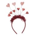 thumbnail image 4 of Diadema con forma de corazón Fernando para el Día de San Valentín Rosa, 4 of 8
