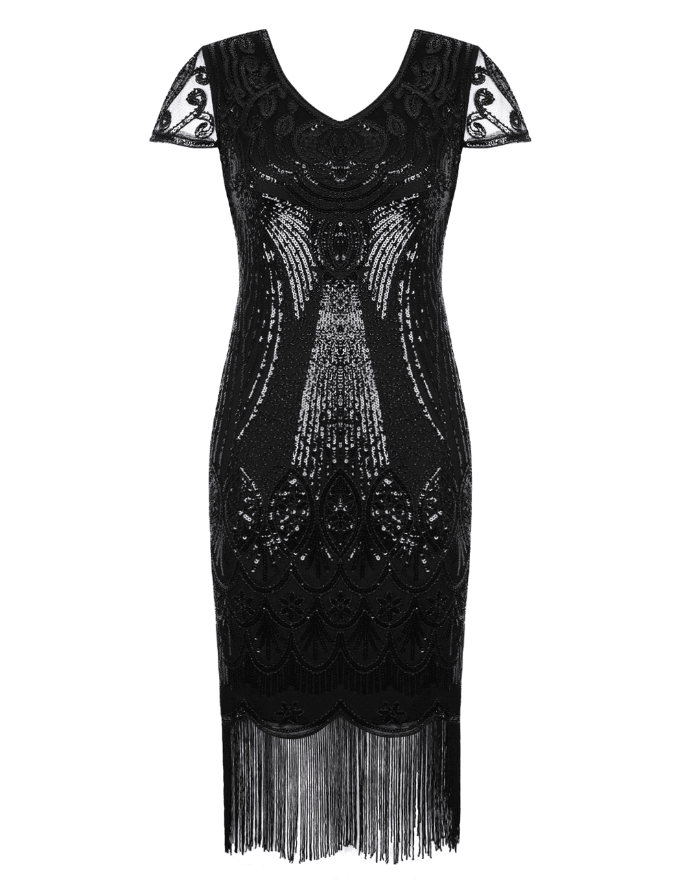 knee length dresses for ladies Isla 1920s Gatsby Dress