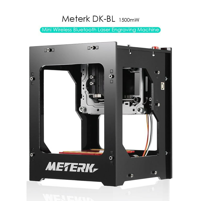 高質で安価 Meterk Wireless Engraver, Laser DIY Mini 1500mW DK-BL プリンター・複合機