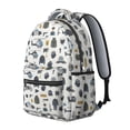 thumbnail image 2 of Police and Helicopter White Pattern Backpack for School, Cute School Bag with Adjustable Shoulder Straps and Padded Back, 15.3"x11"x7.1", 2 of 5