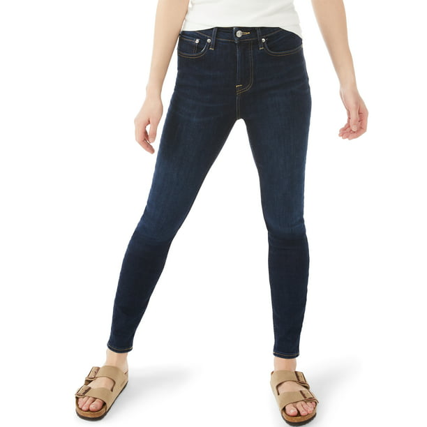 Free Assembly - Free Assembly Women's Essential High-Rise Skinny Jeans ...