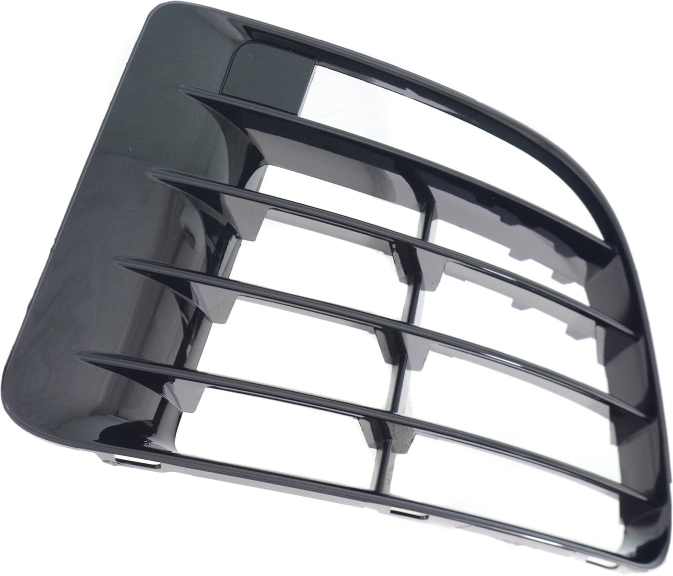 Bumper Grille Compatible With 2012-2013 Volkswagen Golf R Front, Left Driver Side, Outer Black