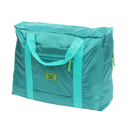 Green Water Resistant Luggage Bag Clothes Storage Receive Folding