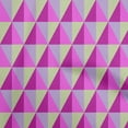 thumbnail image 1 of oneOone Silk Tabby Fuschia Pink Fabric Geometric Fabric For Sewing Printed Craft Fabric By The Yard 42 Inch Wide, 1 of 4