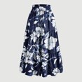 thumbnail image 2 of Vintage Maxi Skirts for Women Flowy Floral High Waisted Tiered Long Skirts Ladies Casual Bohemian Summer Clothes 2025, 2 of 5