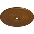 thumbnail image 3 of 51"OD x 3 5/8"ID x 3 3/8"P Galveston Ceiling Medallion (Fits Canopies up to 5 7/8"), Hand-Painted Smokey Topaz, 3 of 6