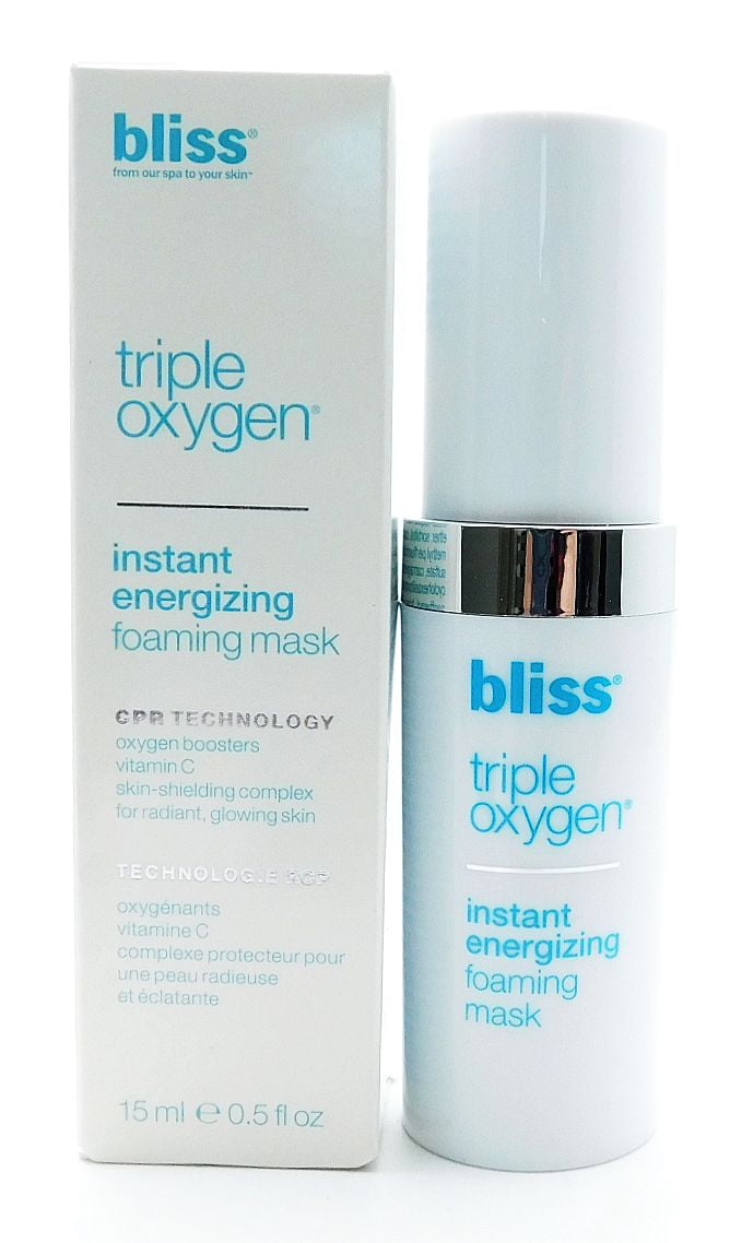 bliss Triple Oxygen Instant Foaming Mask .5 Fl Oz. Walmart.com