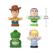 Fisher-Price Little People Disney Pixar Toy Story Figure Pack for Toddlers & Kids, 4 Toys