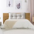 thumbnail image 4 of Wedge Cushion Headboard Reading Pillow Removable Cover, Bed Bedroom Positioning Support Bolster for Sofa Bed, Low Corner Backrest Cushion for Comfortable Rest, 4 of 7