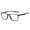 Black, variant on HUANLEDASH Blue Light Blocking Glasses Unisex Square Frame Clear View Strong Hinge Reduce Eye Fatigue Eye Protection Clear Bluelight Glasses Spectacles Office Use Eyewear