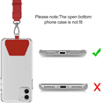 thumbnail image 3 of Pequeño bolso bandolera para teléfono móvil, funda para teléfono móvil con cartera colgante, bolso bandolera de piel sintética, pasaporte, funda para teléfono móvil con ranura para tarjetas, correa, 3 of 6